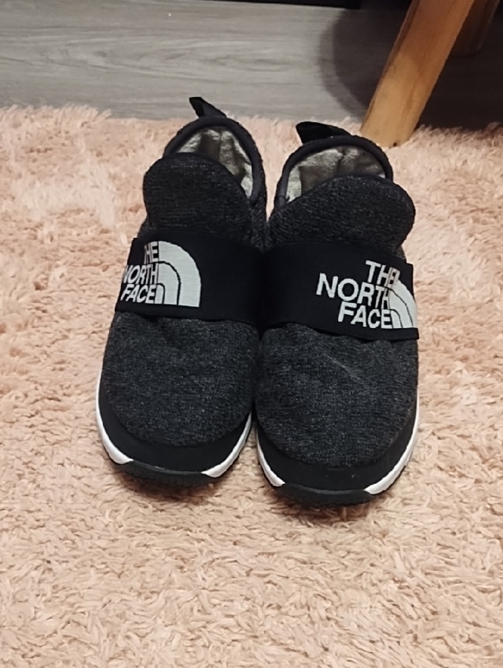 The North Face Charcoal Black Slip-On Trainers
